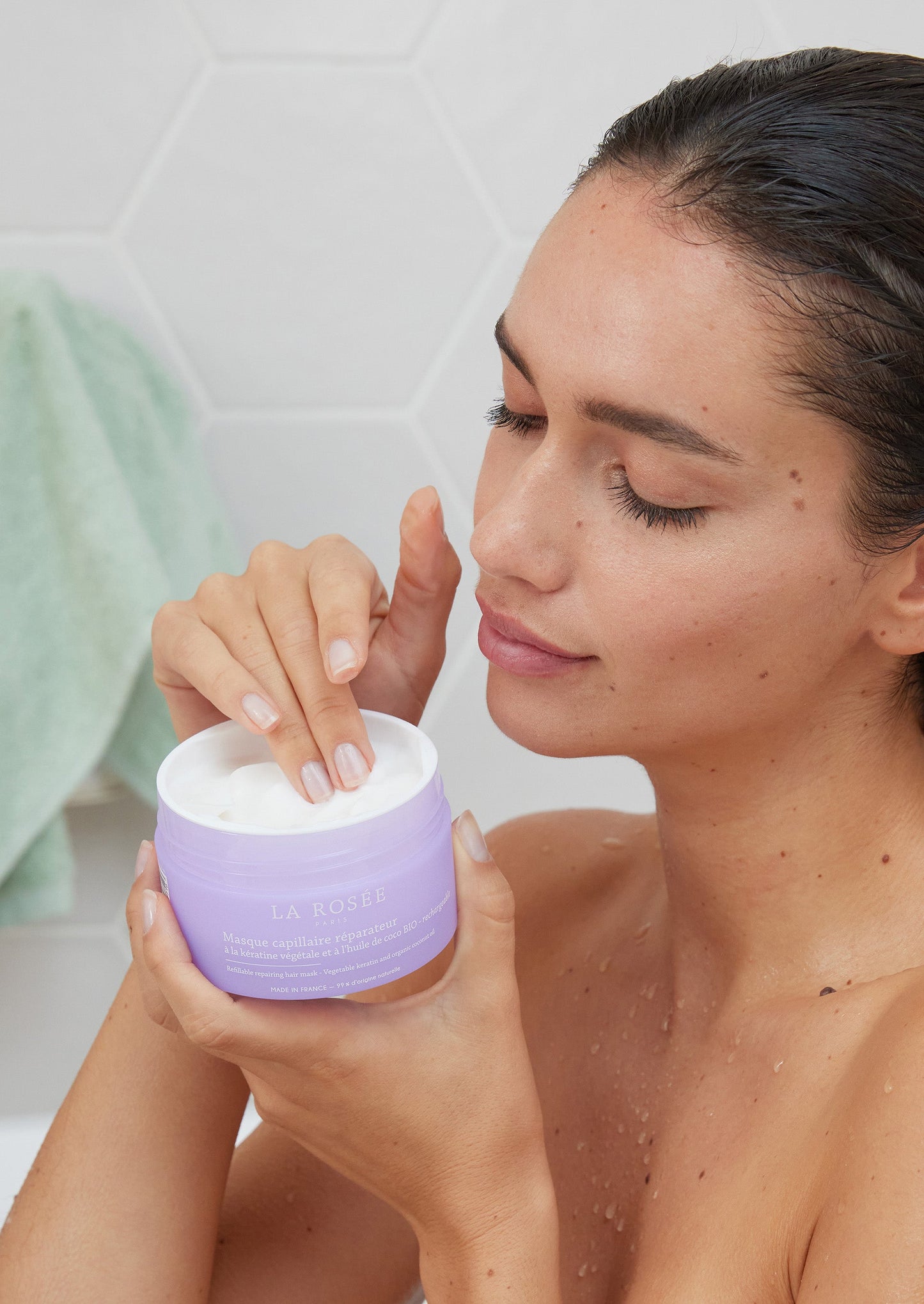 Masque capillaire réparateur rechargeable